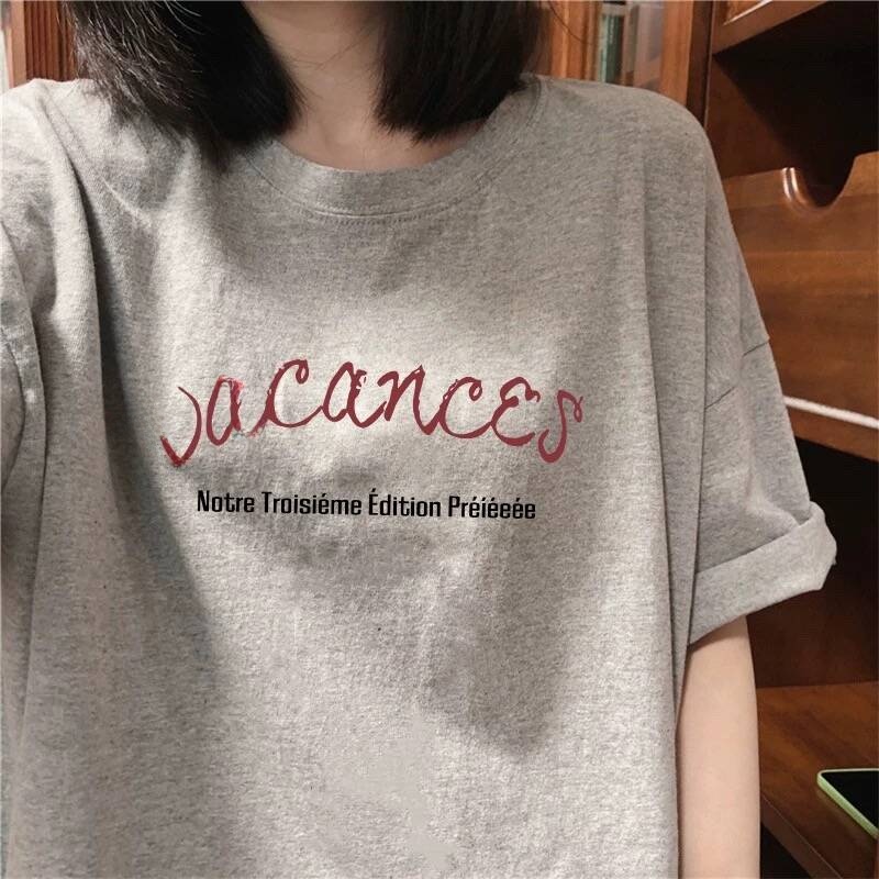 Summer Clothing Outlet - ラグジュアリーアウトレット サマー半袖Tシャツ ユニセックス 純綿 ファッション性のある日焼け止め服 Dkmesa