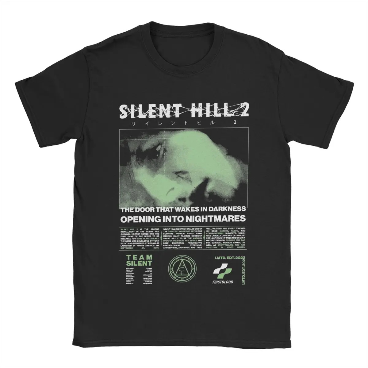 Summer Hill Clothing - 男性サイレントヒル 2 Tシャツ綿の服カジュアルストリートプラスサイズ半袖ラウンドネック Tシャツ大人の Tシャツ