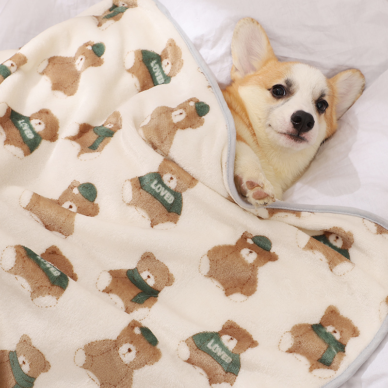 Summer Quilt - 犬用小型毛布、夏、秋、冬用ペット専用暖かい毛布
