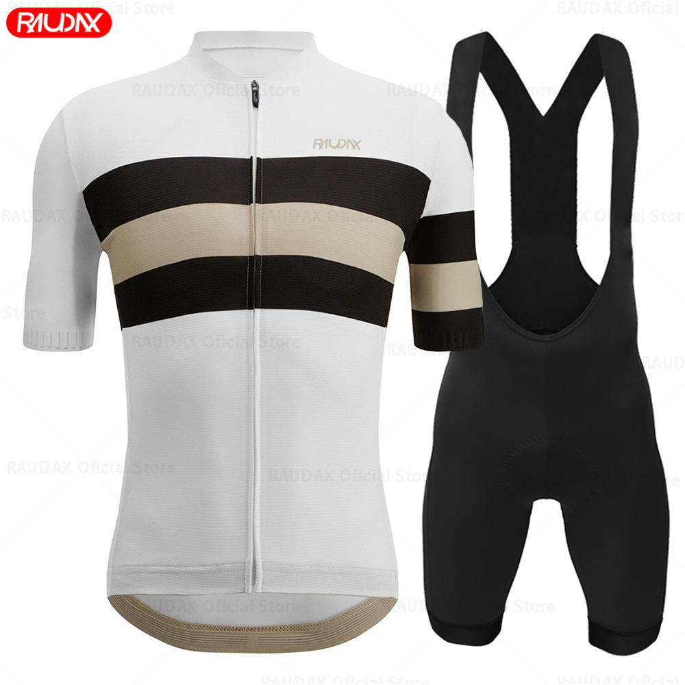 Summer Clothing Men Sale - Raudax サイクリングジャージセット 2025 スポーツチーム夏ユース MTB バイクサイクリング服マイヨ