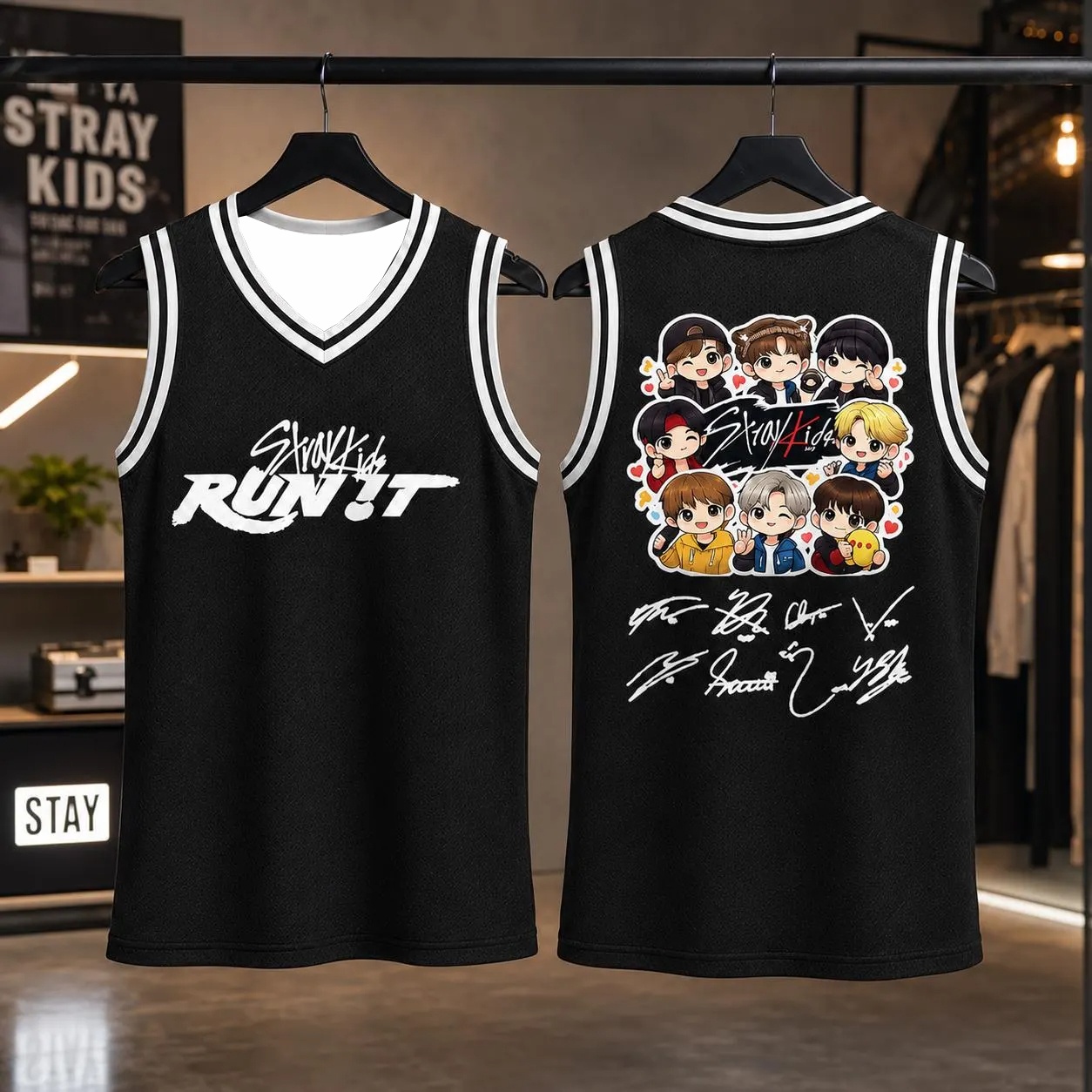 Summer 2026 Kids Clothing - 2026年新作 Kpop Stray Kids Run It