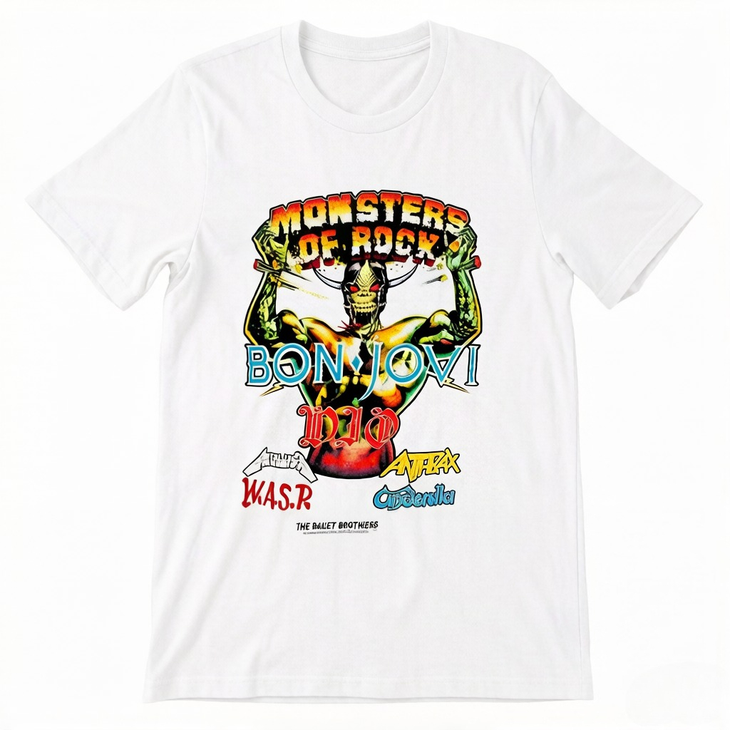 Womens Summer Clothing Uk - サマーモンスターズオブロックドノーティングパーク英国1987年TシャツY2k服男性用格安服男女兼用