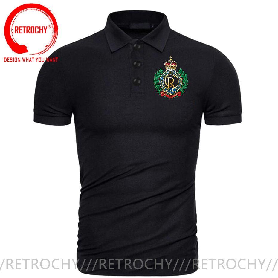 Womens Summer Clothing Uk - 英国王立工兵隊ポロシャツ 男女兼用 スタイリッシュ ファッション ナショナルチームシャツ スポーツウェア