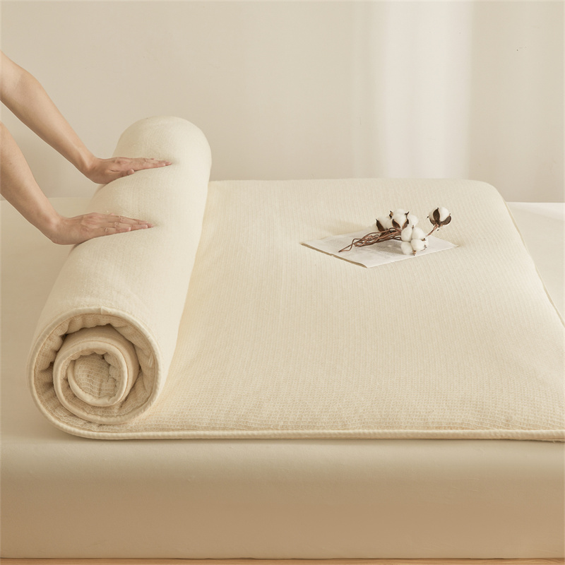 Summer Quilt - 魚鱗模様オールコットンキルトインサートオールシーズンマットレスパッド冬春秋マットレストッパーコンフォーターコア全サイズ対応