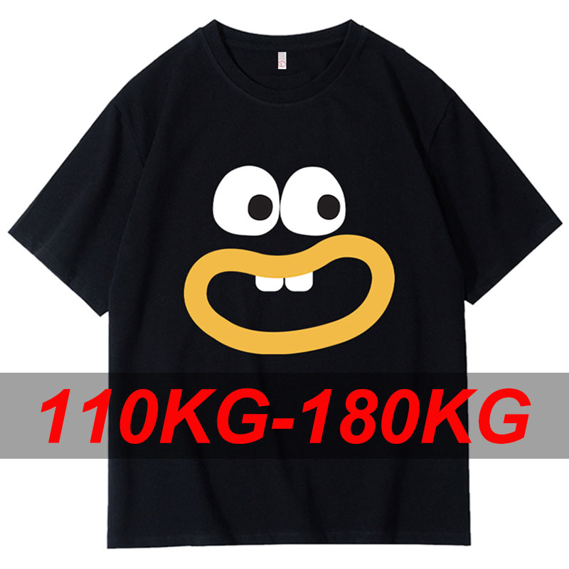 Yours Summer Clothing - メンズサマープラスサイズTシャツ 7XL 6XL 5XL 半袖Tシャツ ブラック