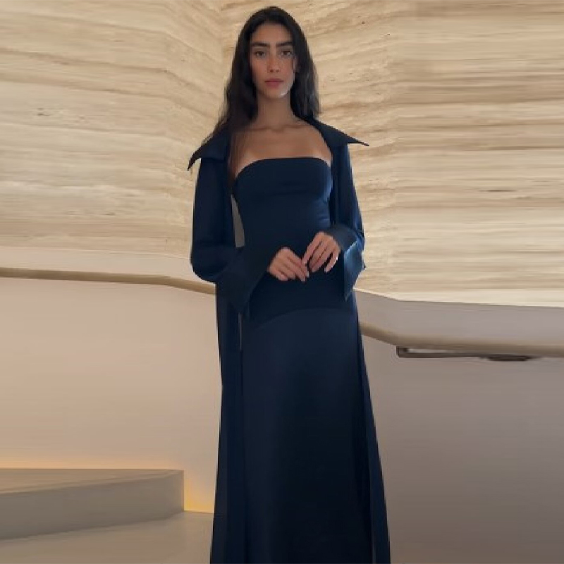 Summer Clothing For Older Women - レトロでエレガントなガウン、控えめなサテン生地のセクシーでトレンディな女性用マキシドレス、ホリデーパーティー向けのスタイリッシュでシックなミニマリストレディースイブニングウェア