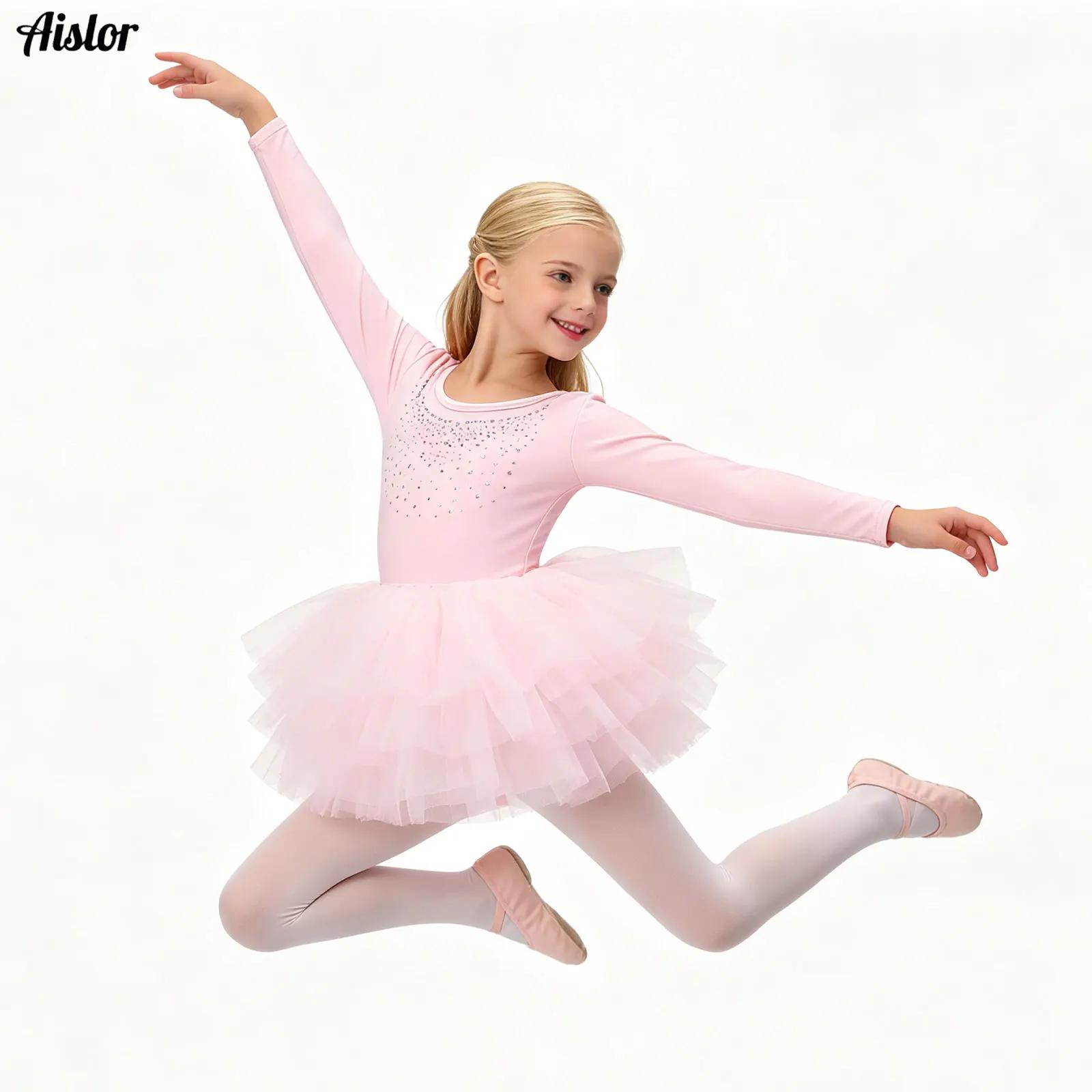 Yours Summer Clothing - 夏子供ドレスチュチュバレリーナ子供服 Vestidos 女の子バレエレオタードダンス体操薄型バレエ女の子ドレス