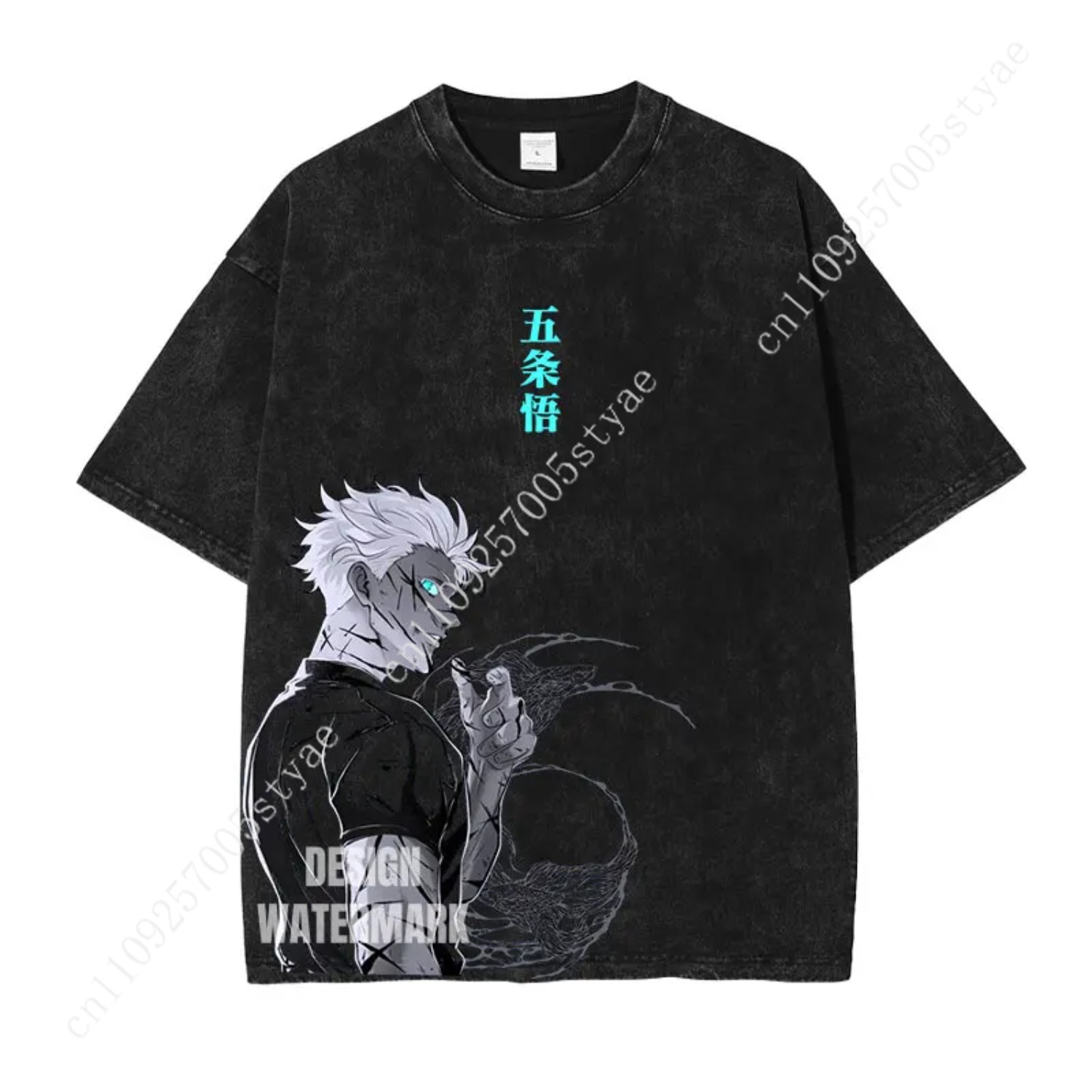 五条悟 グラフィックTシャツ アニメ服 メンズ レディース  - Yours Summer Clothing のレビューと価格