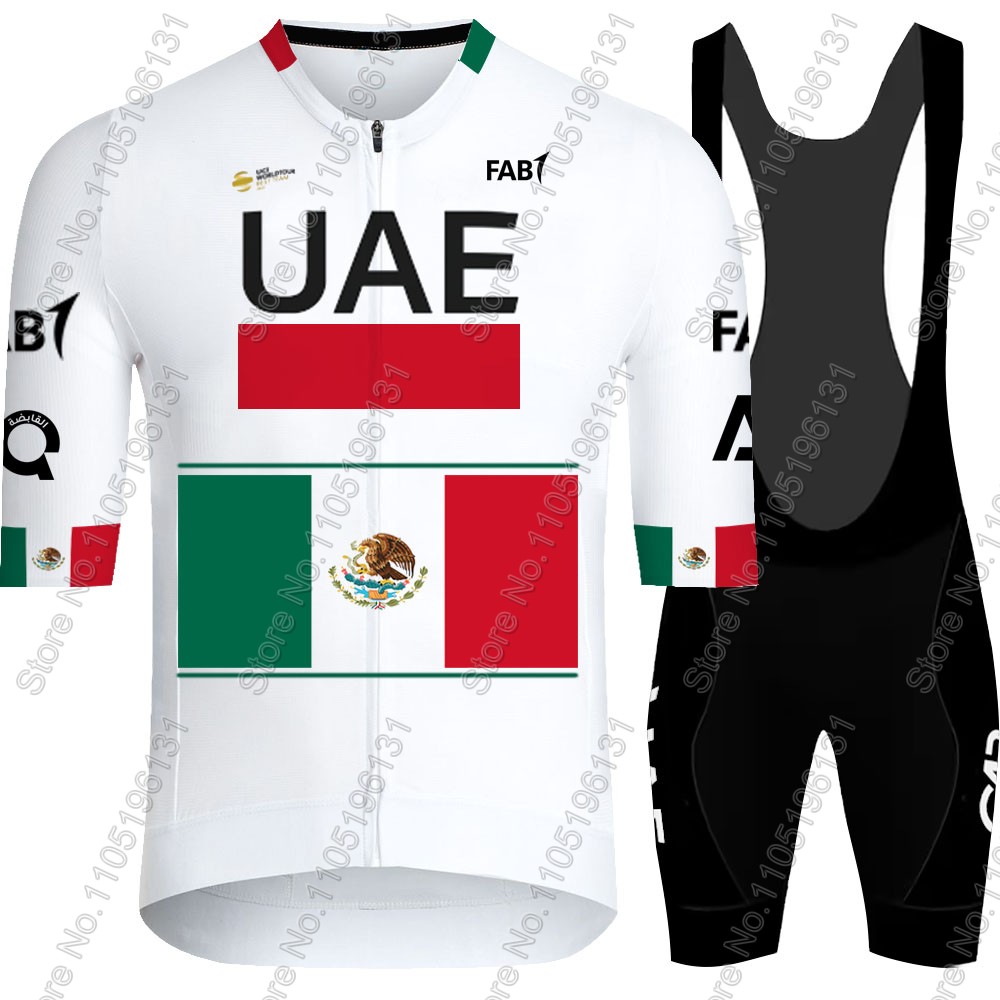 UAE メキシコ 2026 チーム サイクリングジャージセッ - Summer Clothing Men Sale のレビューと価格