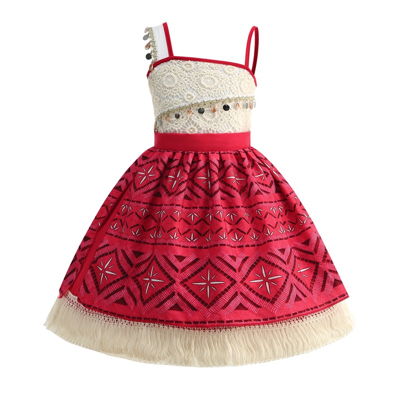2026 ドレス女の子子供服コスプレヴァイアナプリンセスドレ - Summer 2026 Kids Clothing のレビューと価格
