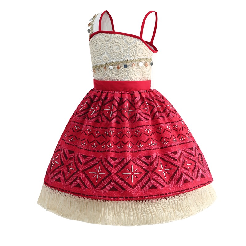2026 ドレス女の子子供服コスプレヴァイアナプリンセスドレ - Summer 2026 Kids Clothing のレビューと価格