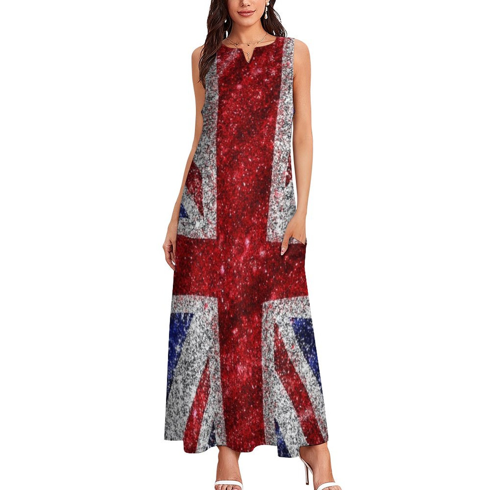 スパンコールのついたロングドレス,女性のためのエレガントな儀 - Womens Summer Clothing Uk のレビューと価格
