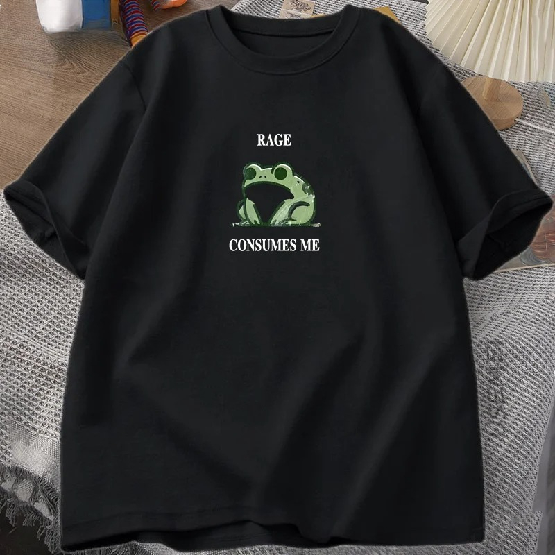 怒りが私を焼き尽くす カエル ヴィンテージ Tシャツ メンズ - Yours Summer Clothing のレビューと価格