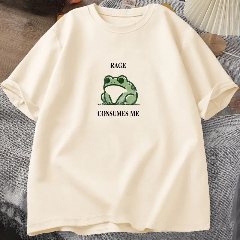 怒りが私を焼き尽くす カエル ヴィンテージ Tシャツ メンズ - Yours Summer Clothing のレビューと価格