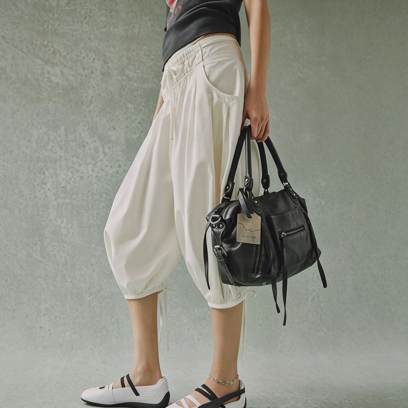 レディースワイドレッグパンツ 夏用 バギーパンツ ハレムパン - Palazzo Pant Wide のレビューと価格