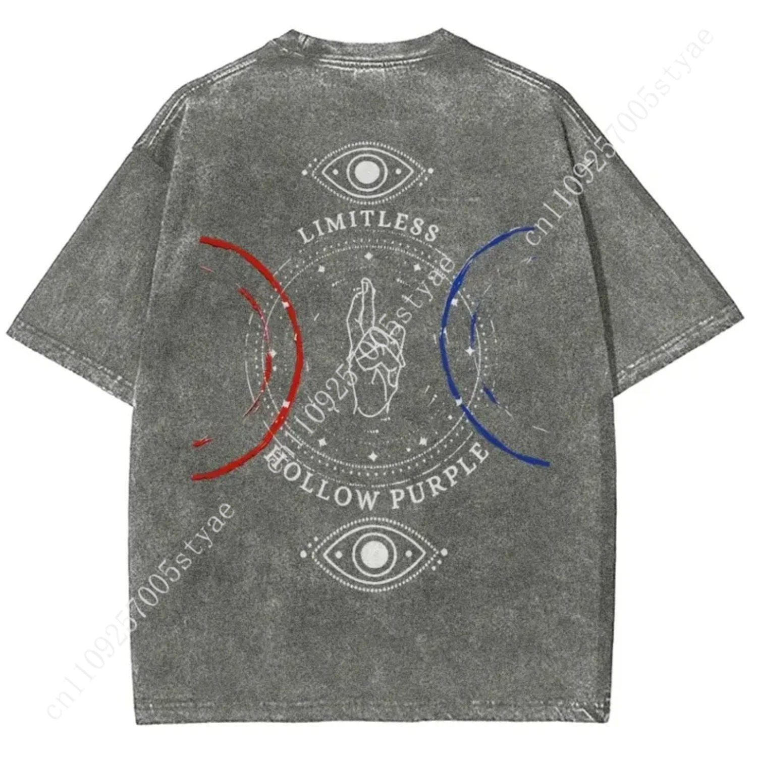 アニメ五条悟プリントTシャツ メンズ レディース ヴィンテー - Yours Summer Clothing のレビューと価格