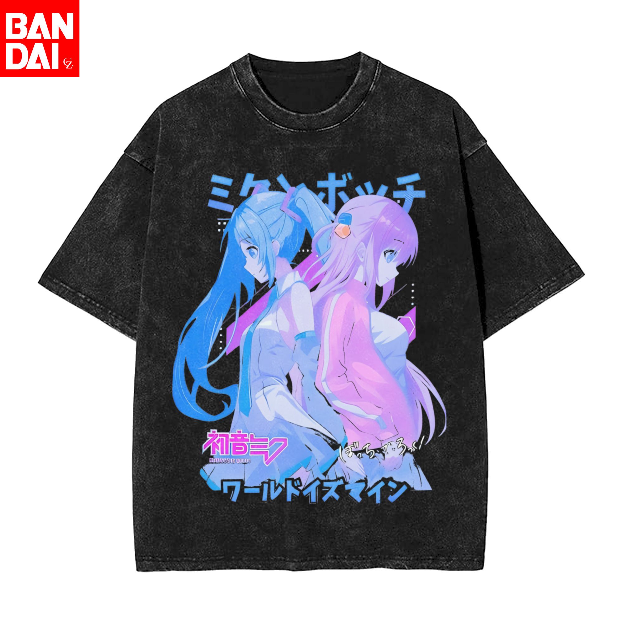 2026年夏 日本アニメ 初音ミク ヴィンテージ風ウォッシュ - Japanese Summer Clothing Men のレビューと価格