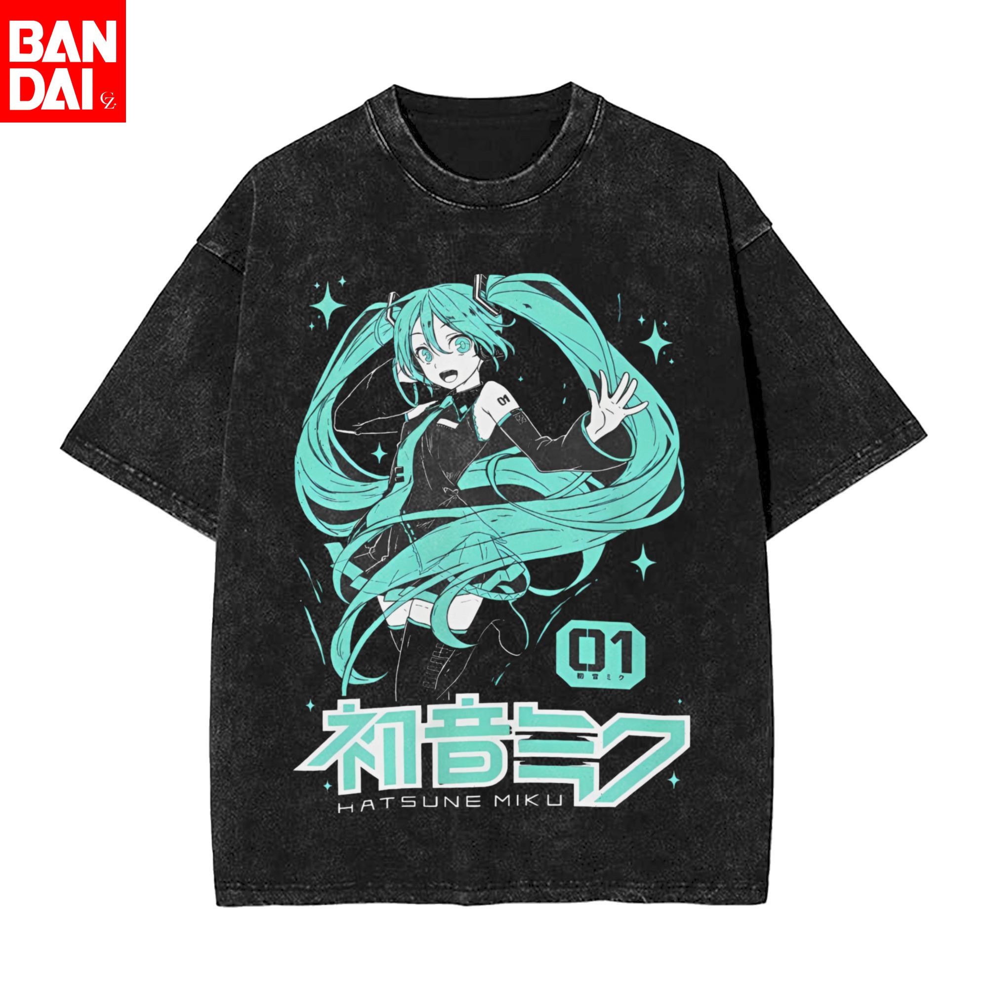 2026年夏 日本アニメ 初音ミク ヴィンテージ風ウォッシュ - Japanese Summer Clothing Men のレビューと価格