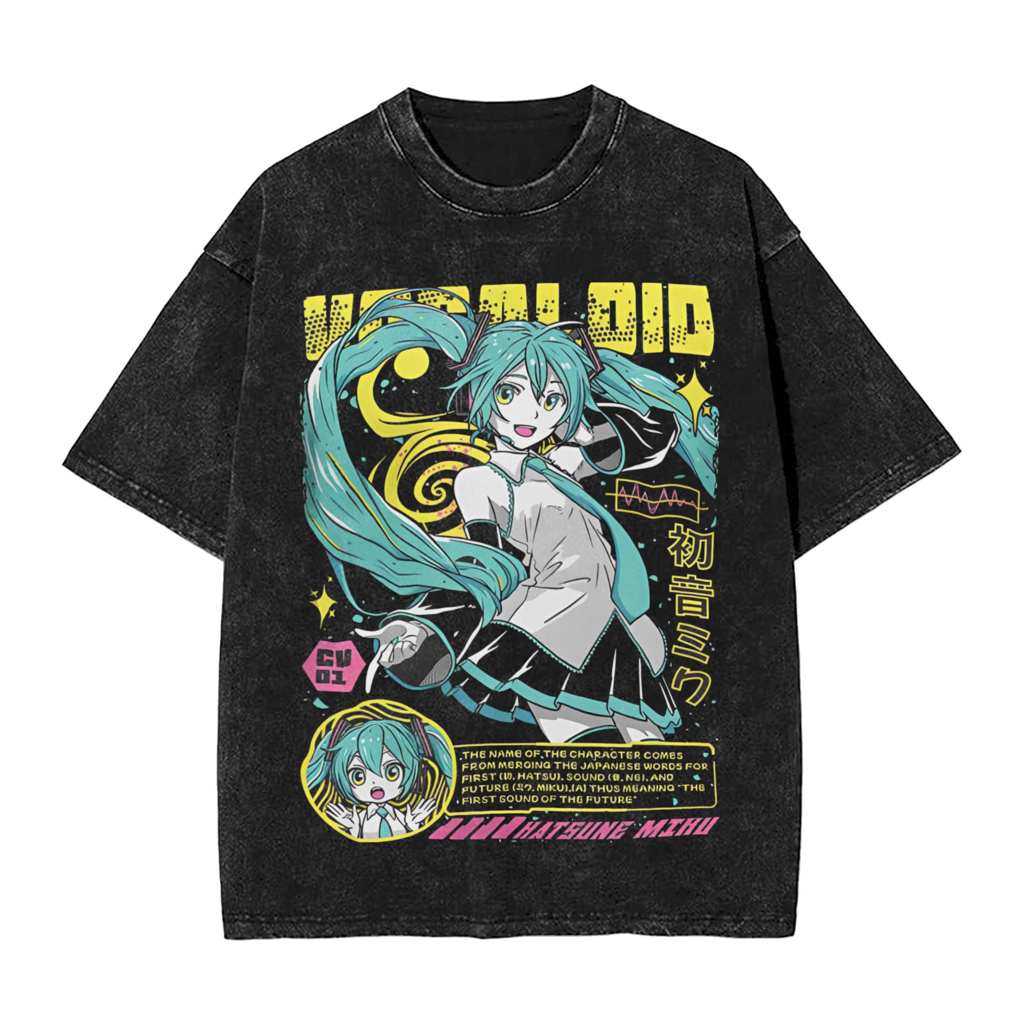 2026年夏 日本アニメ 初音ミク ヴィンテージ風ウォッシュ - Japanese Summer Clothing Men のレビューと価格