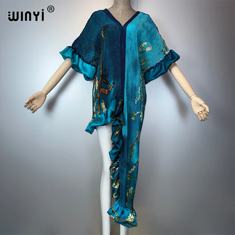WINYI レディース プリーツ マキシ丈 パーティードレス - Summer Clothing H&M のレビューと価格