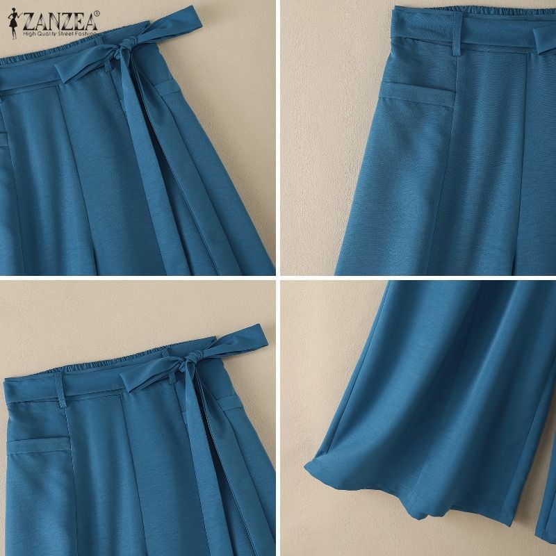 女性プラスサイズ 5XL 流れるようなワイドレッグパンツルー - Palazzo Pant Wide のレビューと価格