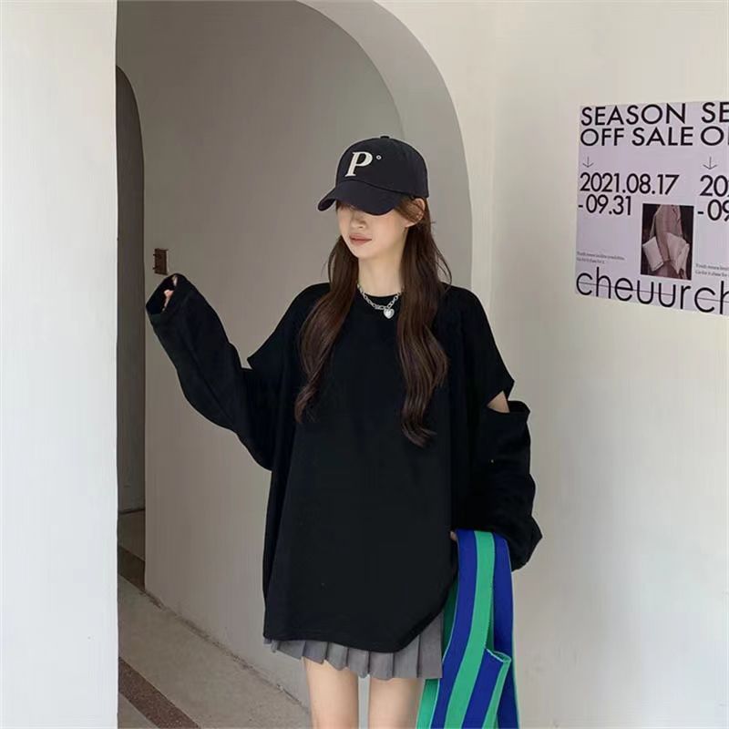 女性用長袖Tシャツ,ラウンドネック,ラージサイズ,カジュアル - Womens Summer Clothing Uk のレビューと価格