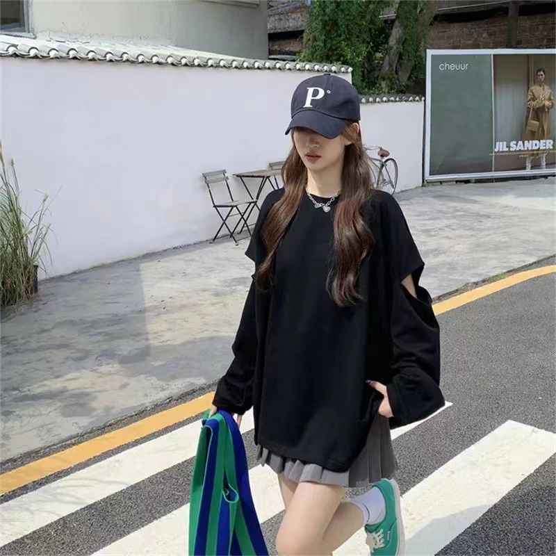 女性用長袖Tシャツ,ラウンドネック,ラージサイズ,カジュアル - Womens Summer Clothing Uk のレビューと価格