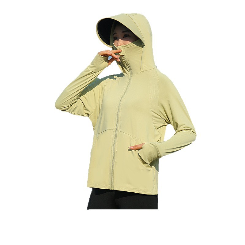 女性用フード付き日焼け止めジャケット十代の夏用紫外線防止服大 - Summer Clothing For Older Women のレビューと価格