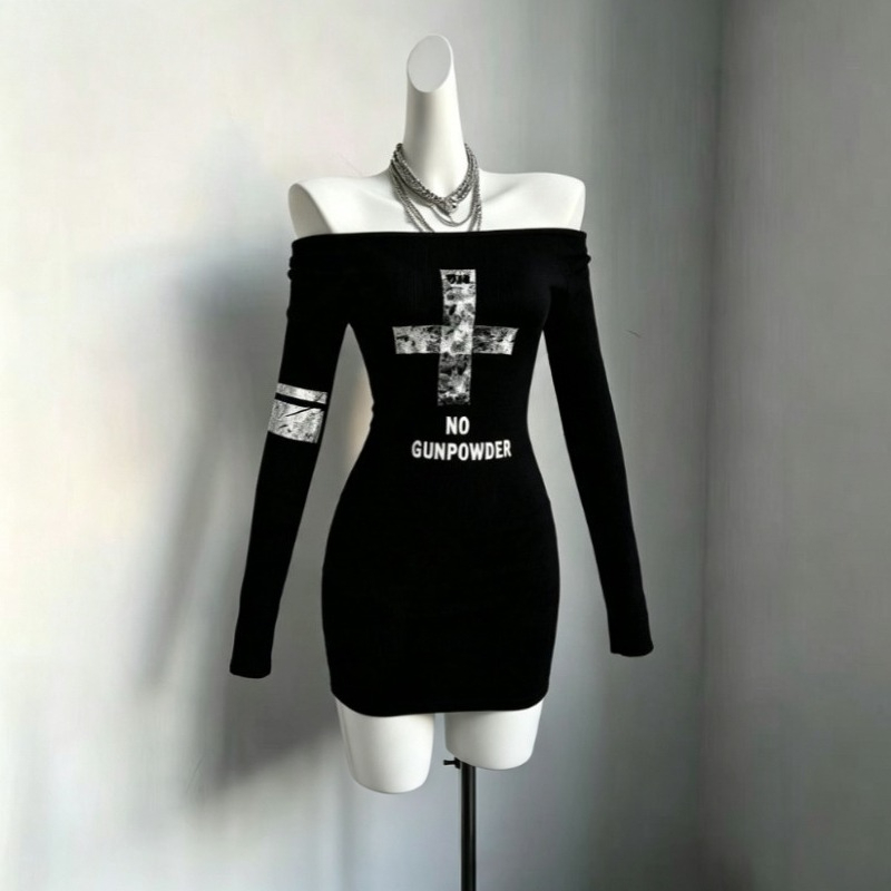 女性 Y2K サブカルチャーパンクボディコンミニドレス春アメ - Summer Clothing H&M のレビューと価格