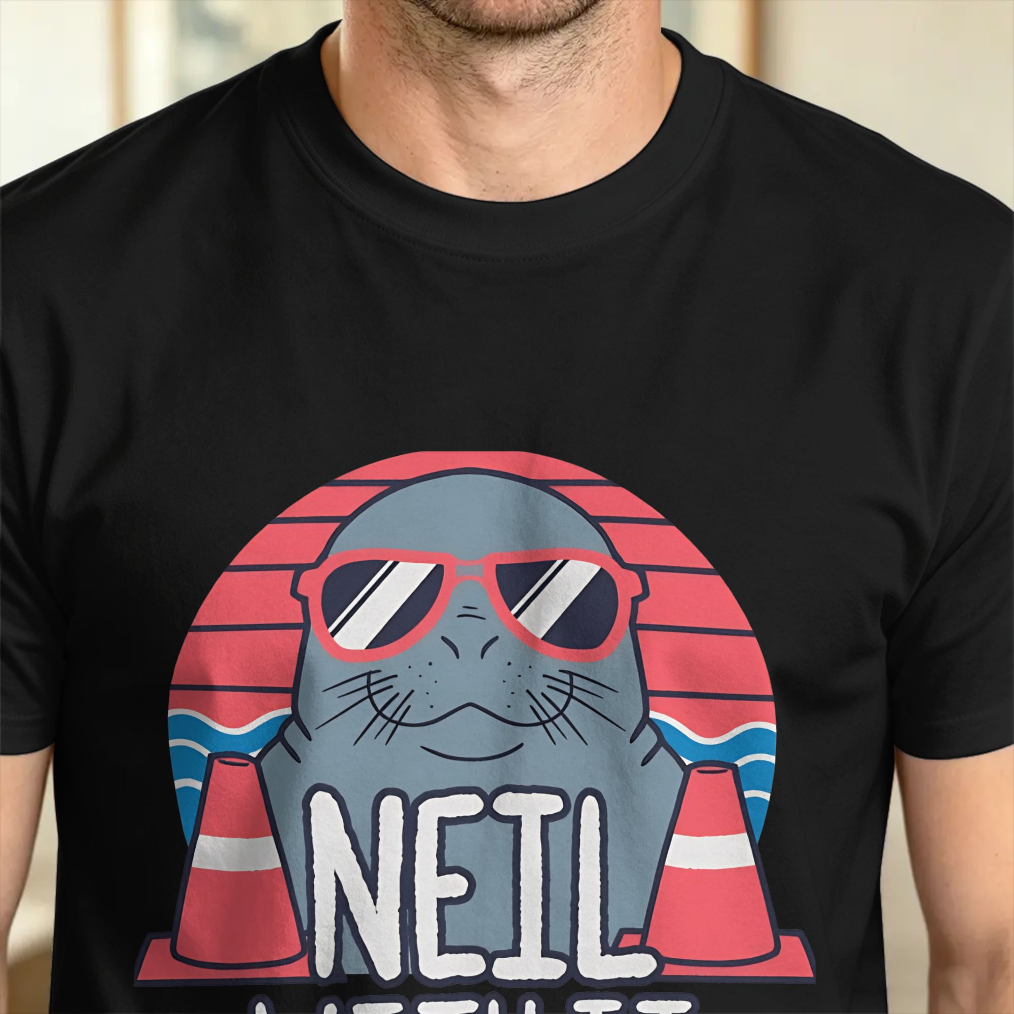 ニール・ザ・シール・ディール・ウィズ・イット Tシャツ夏のス - Summer Clothing Deals のレビューと価格