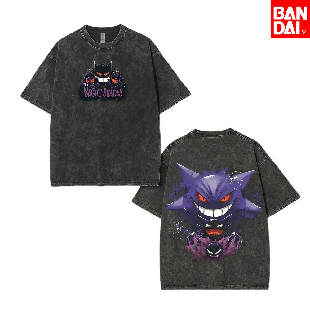 ポケモンガストリーハウンターゲンガー Tシャツ男性 2026 - Japanese Summer Clothing Men のレビューと価格