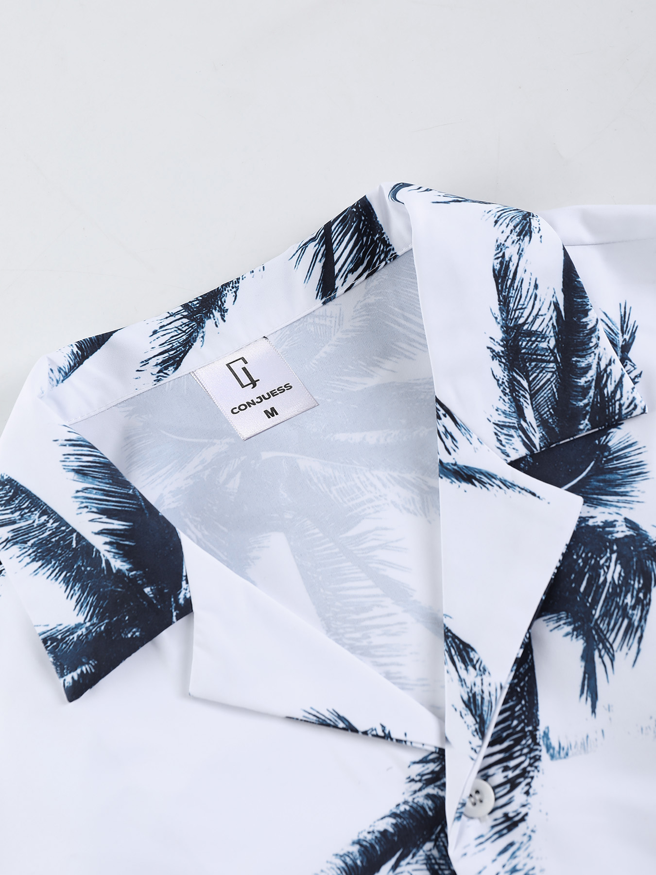 メンズアメリカンレトロビーチセット、ブルートーンパーム柄プリ - Summer Clothing Haul のレビューと価格