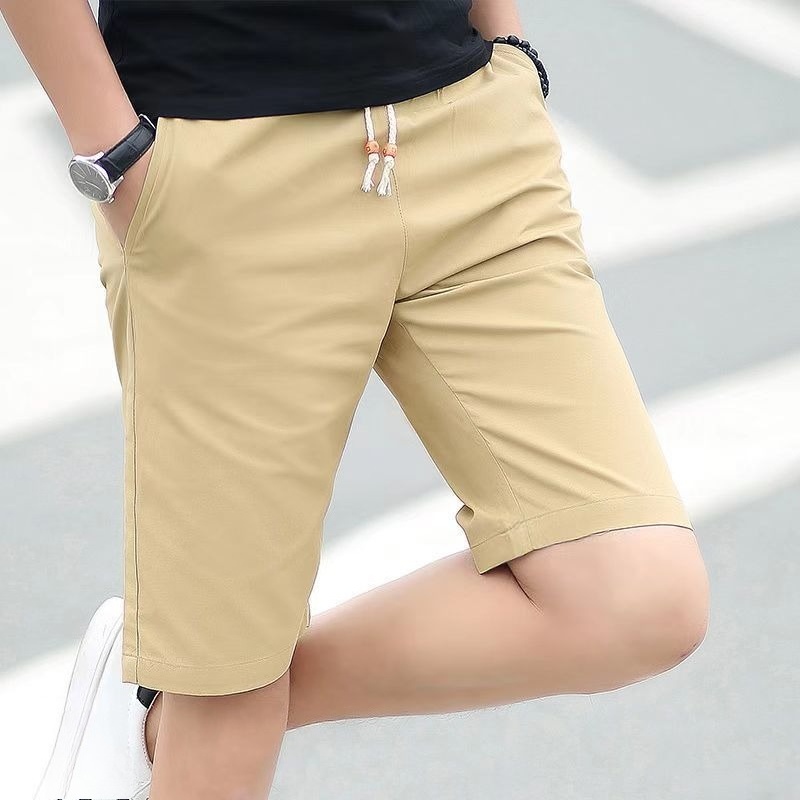 GELITAYIN メンズコットンショーツ巾着バミューダ無地 - Summer Clothing Deals のレビューと価格