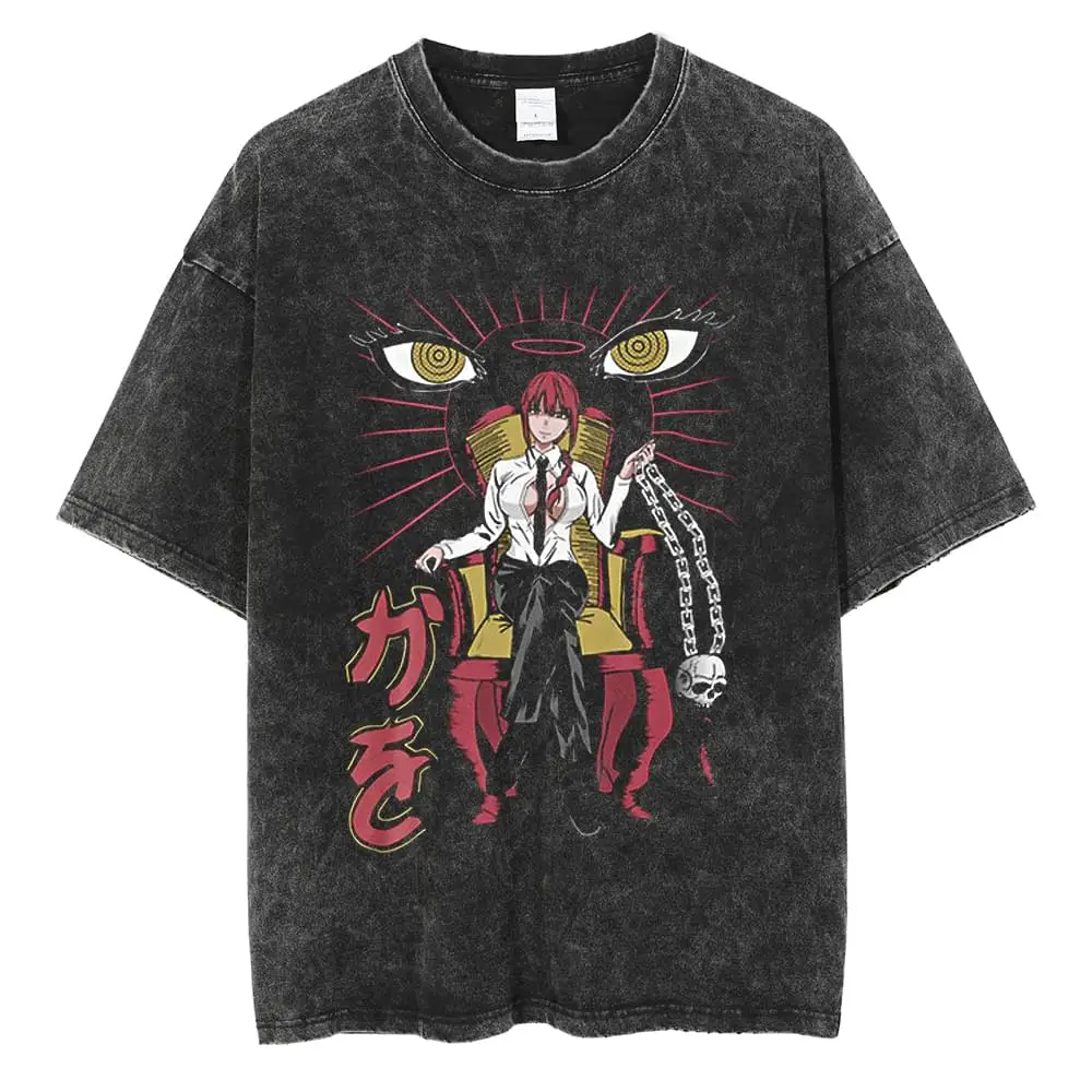 チェーンソーマン デンジ ホワイトメタルグラフィック Tシャ - Summer Edit Clothing のレビューと価格