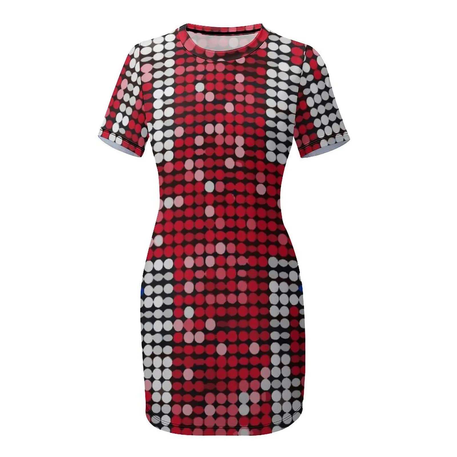 ユニオンジャック旗英国スパンコール半袖ドレスドレス女性のため - Womens Summer Clothing Uk のレビューと価格