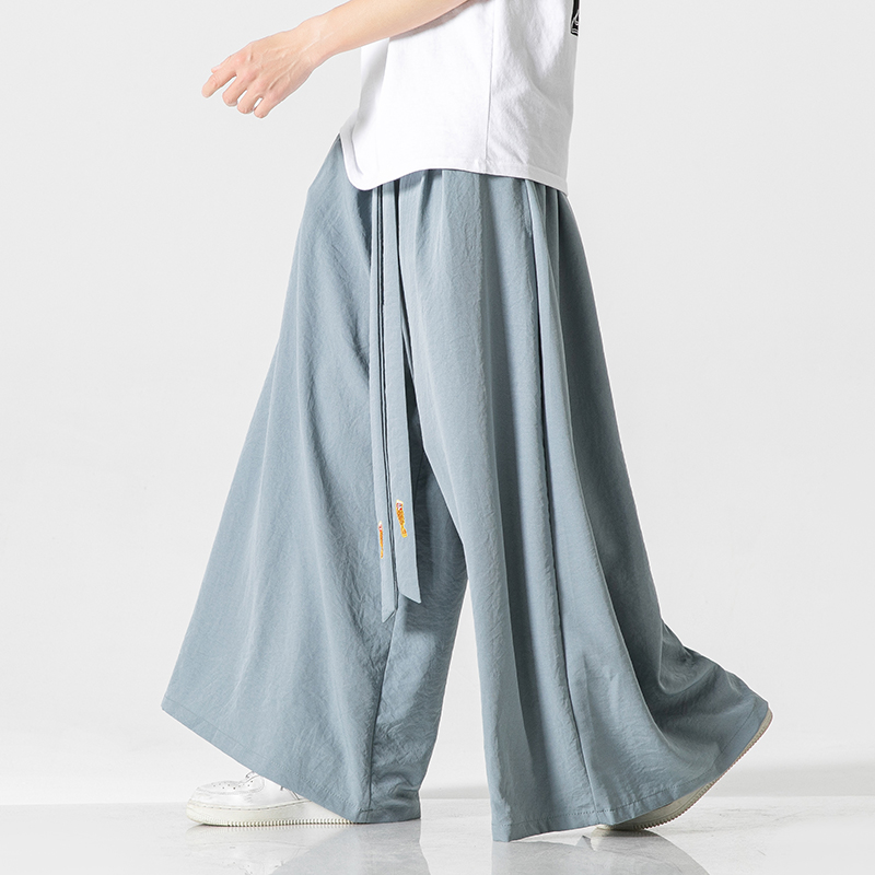 メンズワイドレッグパンツ,ラージ,ヴィンテージ,カジュアル, - Japanese Summer Clothing Men のレビューと価格