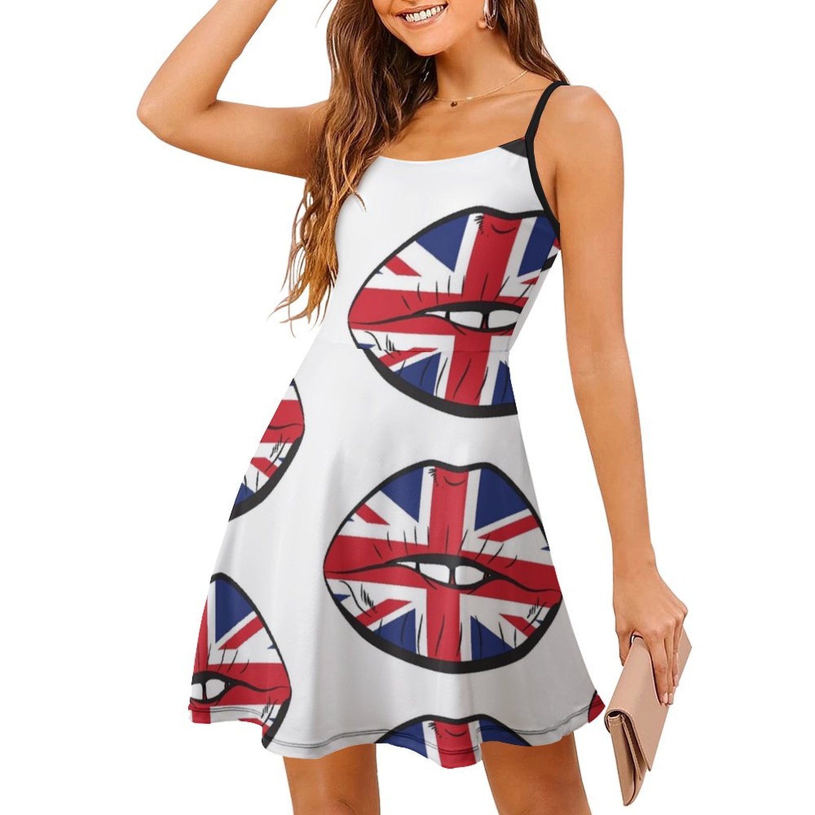 英国国旗ファンリップス イギリスファン ユニオンジャックリッ - Womens Summer Clothing Uk のレビューと価格