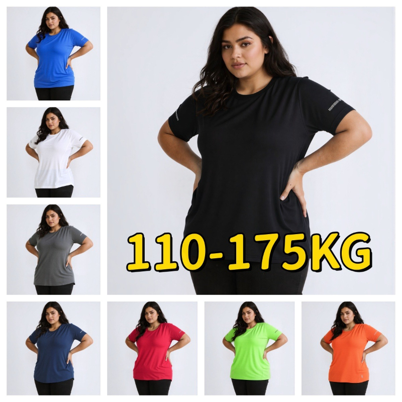1XL-7XL プラスサイズの女性用 T シャツ、スポーツ半 - Summer Clothing For Older Women のレビューと価格