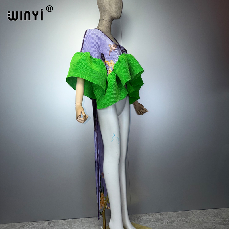 WINYI レディース プリーツ マキシ丈 パーティードレス - Summer Clothing H&M のレビューと価格